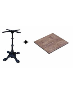 Hana V -  WERZALIT tables with cast iron center leg for... 2