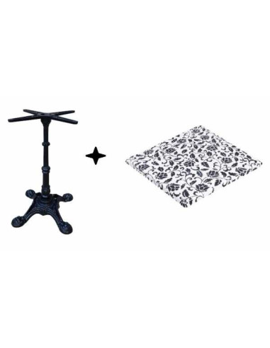 Hana V -  WERZALIT tables with cast iron center...