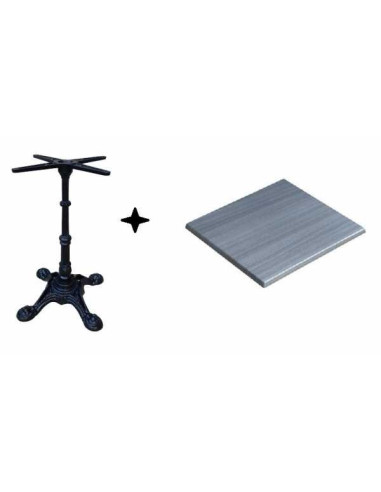 Hana V -  WERZALIT tables with cast iron center...