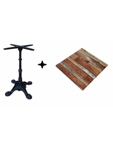 Hana V -  WERZALIT tables with cast iron center...