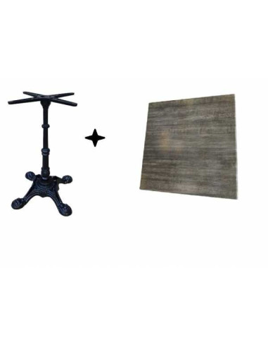 Hana V -  WERZALIT tables with cast iron center...