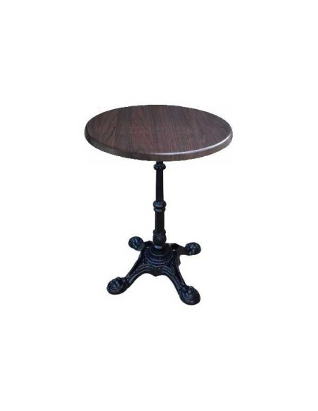 Hana V -  WERZALIT tables with cast iron center leg for outdoor and indoor- bar, restaurant, pub, fast-food, pizzeria or club