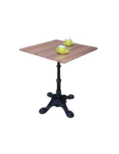 Hana V -  WERZALIT tables with cast iron center leg for outdoor and indoor- bar, restaurant, pub, fast-food, pizzeria or club