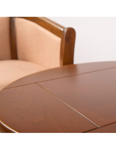 Denver -  Wooden table with round top for bar,...