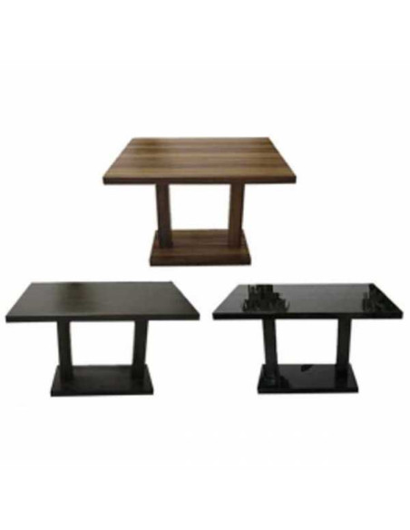 Giulia -  Tables with rectangular top and two central legs for bar, restaurant, pub, fast-food, pizzeria or club