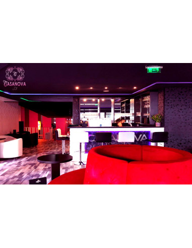 INDIRA - Mese înalte cu blat rotund, pentru...