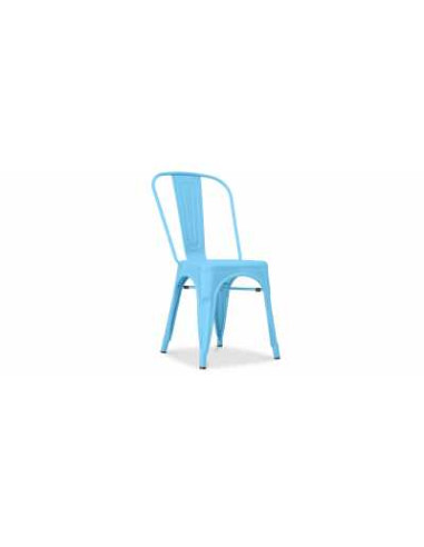 Tolix glossy blue- Steel chairs, modern, in...