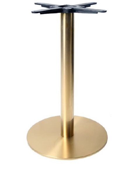 Alfa GOLD BAR H108 - Bază Metalică Pentru Masă, Bar, Restaurant, Horeca, Pizzerie, Fast food