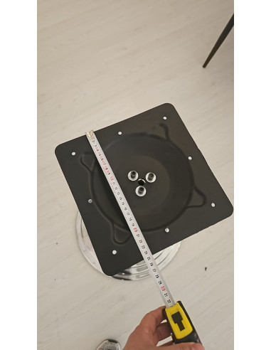 Pyramid Chrome - Metal Table Base – for Bar,...