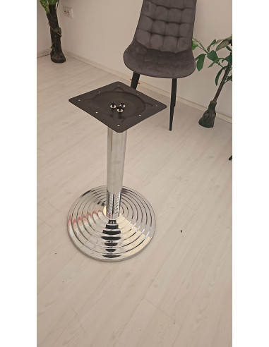 Pyramid Chrome - Metal Table Base – for Bar,...