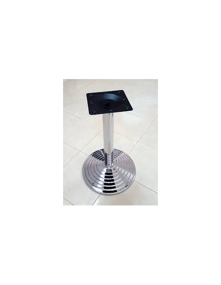 Pyramid Chrome - Metal Table Base – for Bar, Restaurant, Horeca, Pizzeria, Fast Food