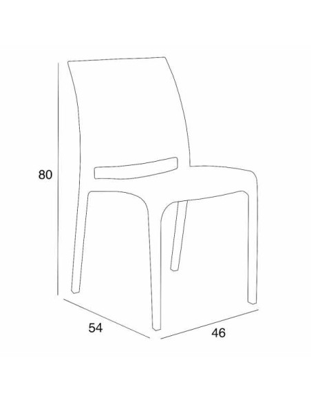 SolidWave  – Scaune Durabile și Elegante ideale pentru Bar, Bistro, Restaurant, Cafenea, Fast-Food, Pizzerie, Birou
