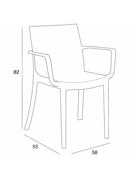 NordicWave – Durable and Stylish Chairs - Best Choice for Living Rooms, Offices, Restaurants, Cafes, Fast Food, Pizzerias, Bars