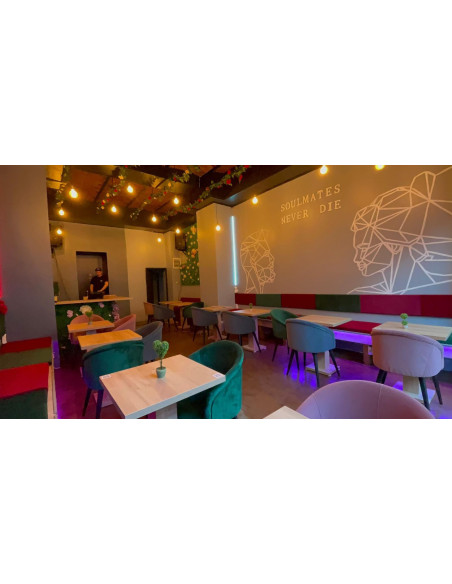 Upholstered wall paneling for Bar, Restaurant, Cafe, Fast Food, Pizzeria, Livingroom, Office.