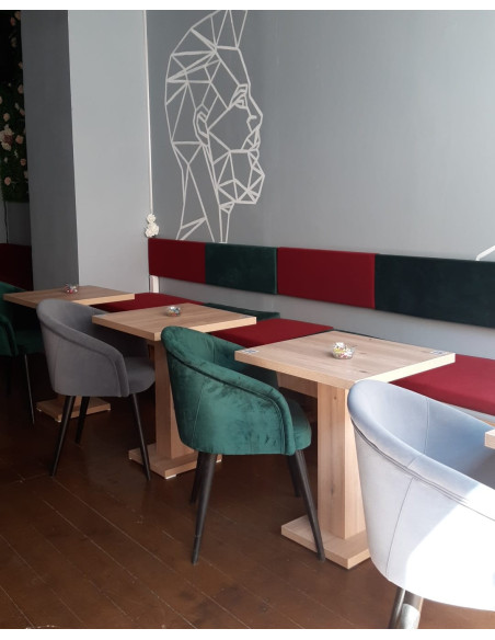 Upholstered wall paneling for Bar, Restaurant, Cafe, Fast Food, Pizzeria, Livingroom, Office.