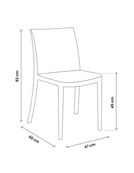 ARIA  – Scaune Durabile și Elegante ideale pentru Bar, Bistro, Restaurant, Cafenea, Piscine, centre termale, Pizzerie