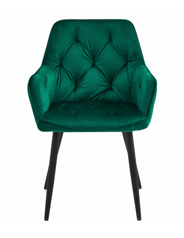 ROYAL P - HoReCa Dark Green Velvet Chair  –...