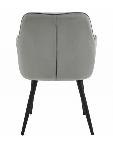 ROYAL P - HoReCa Light Grey Velvet Chair  –...
