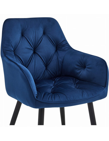 ROYAL P - HoReCa Blue Velvet Chair  –...