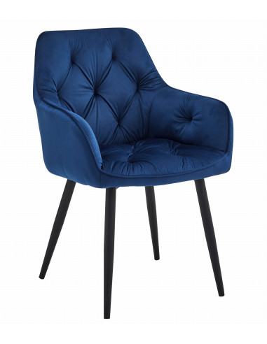 ROYAL P - HoReCa Blue Velvet Chair  –...