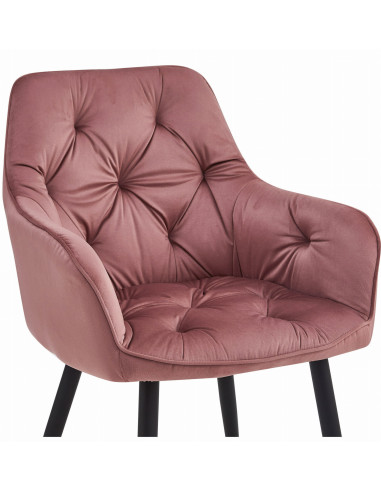 ROYAL P - HoReCa Pink Velvet Chair  –...