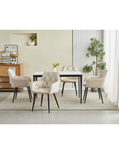ROYAL P - Scaun HoReCa Beige Catifea – Scaun...