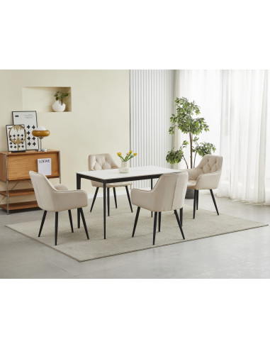 copy of ROYAL P - HoReCa Beige Velvet Chair  –...