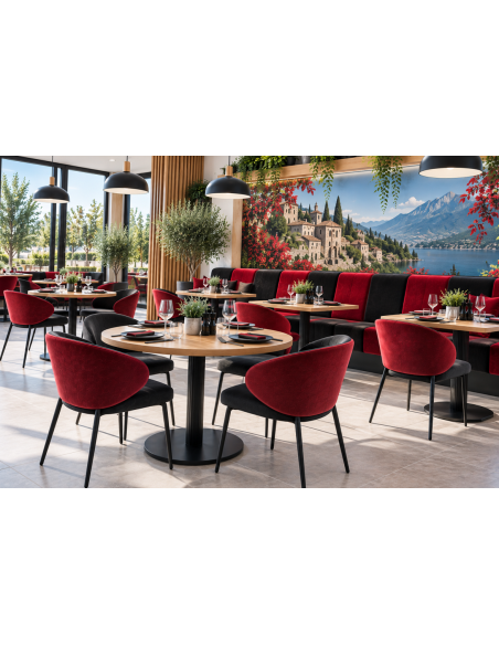 AMSTERDAM – Canapea modulară personalizabilă pentru Restaurant, Cafenea, Bar și HoReCa
